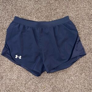 Under Armour running shorts. Only worn a few times!